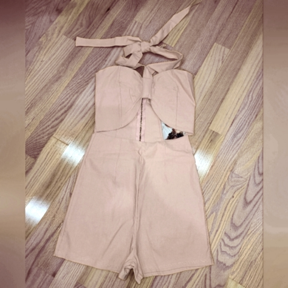 TIED IN A BOW ROMPER